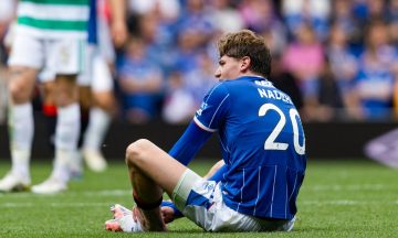 Derek McInnes unhappy with Celtic challenge that left Naderi’s ankle ‘a mess’