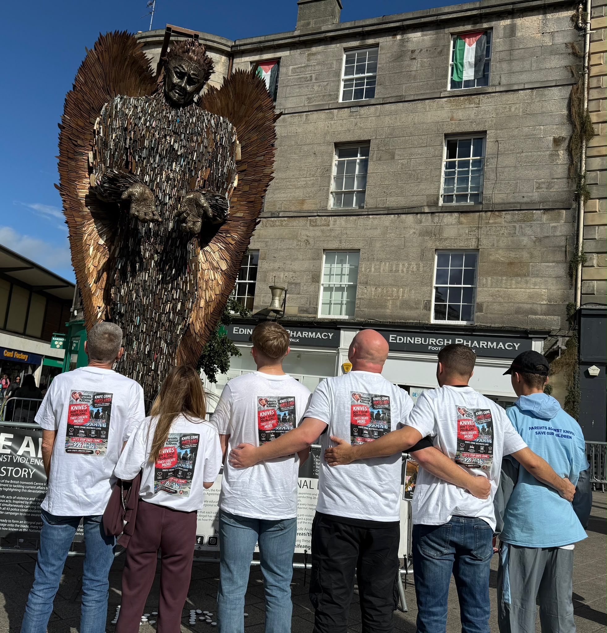 Family of Kory Mcrimmon visited knife angel