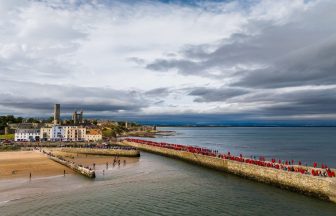 In pictures: University of St Andrews students take part in traditional pier walk