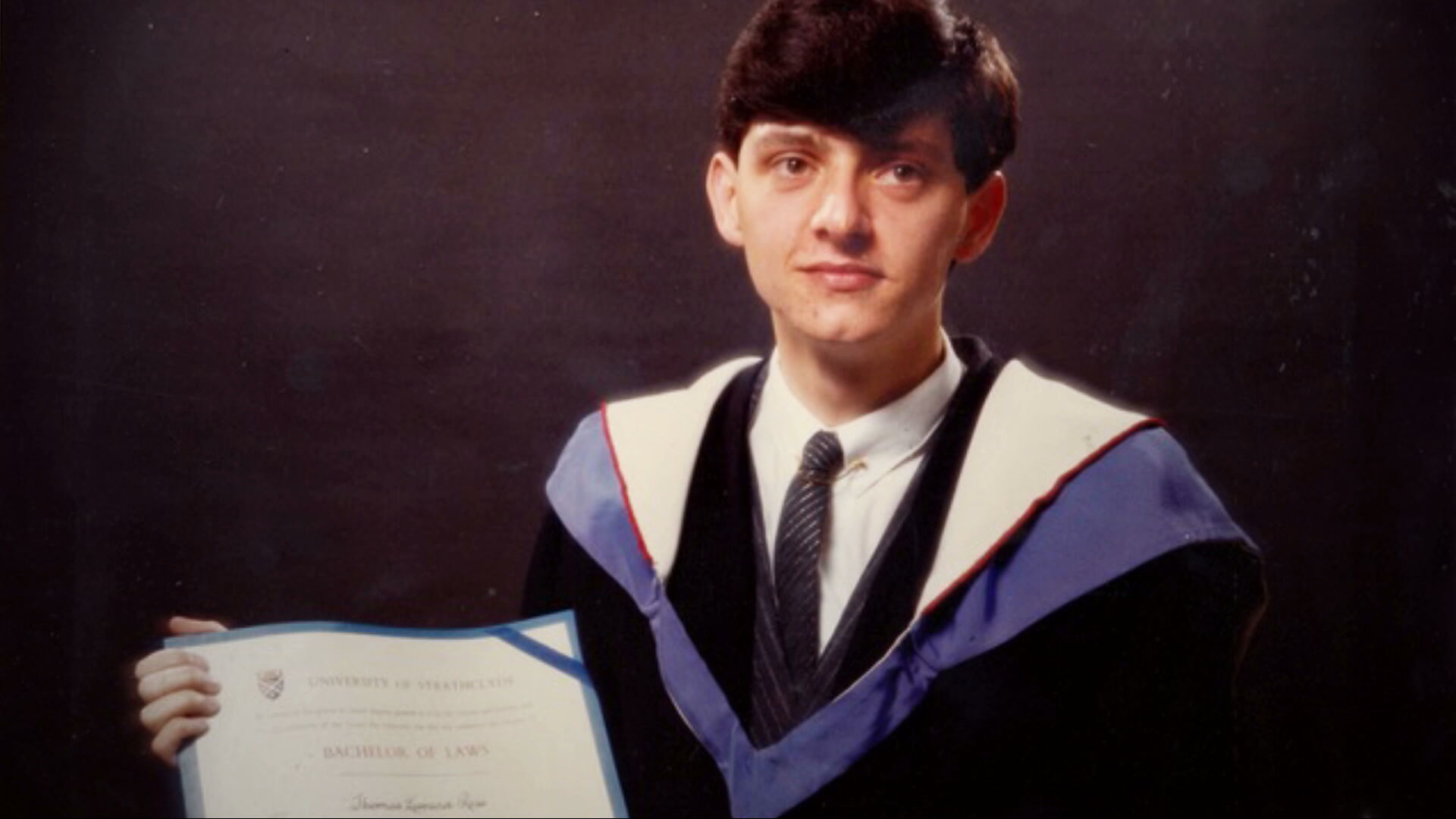 Thomas Ross at graduation