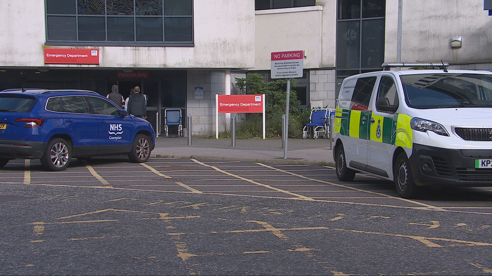 NHS Grampian blamed the local public holiday and staffing shortages on the critical incident