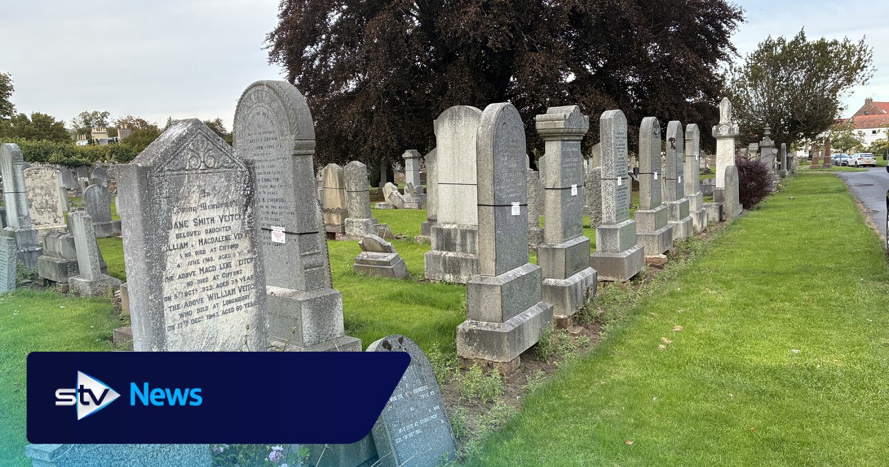 Unsafe headstones at risk of being laid flat in historic East Lothian ...