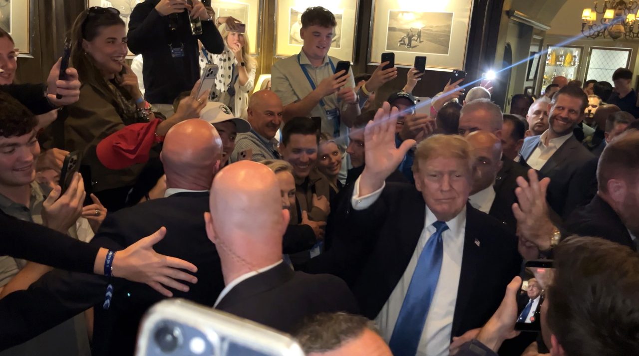 Trump continues visit to Ireland amid row over Irish unity remarks