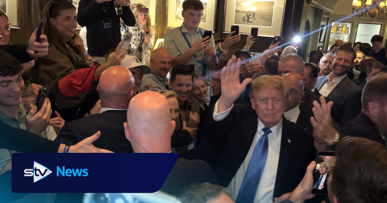 Trump continues visit to Ireland amid row over Irish unity remarks