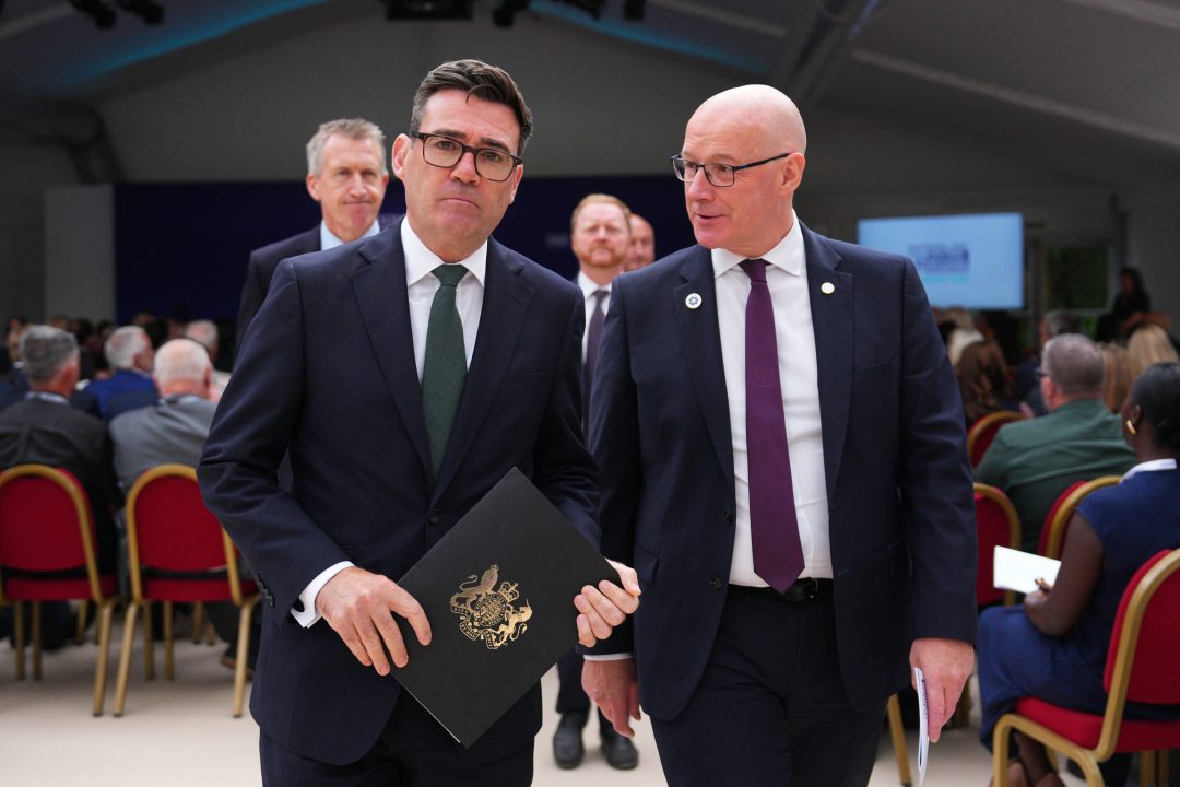 Burnham will be last Prime Minister of the United Kingdom, says Swinney