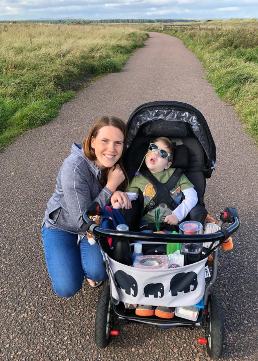 Bereaved mum volunteers to help people in wheelchairs visit St Andrews beach in memory of son