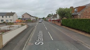 Man seriously injured after Annan property targeted by men with weapons
