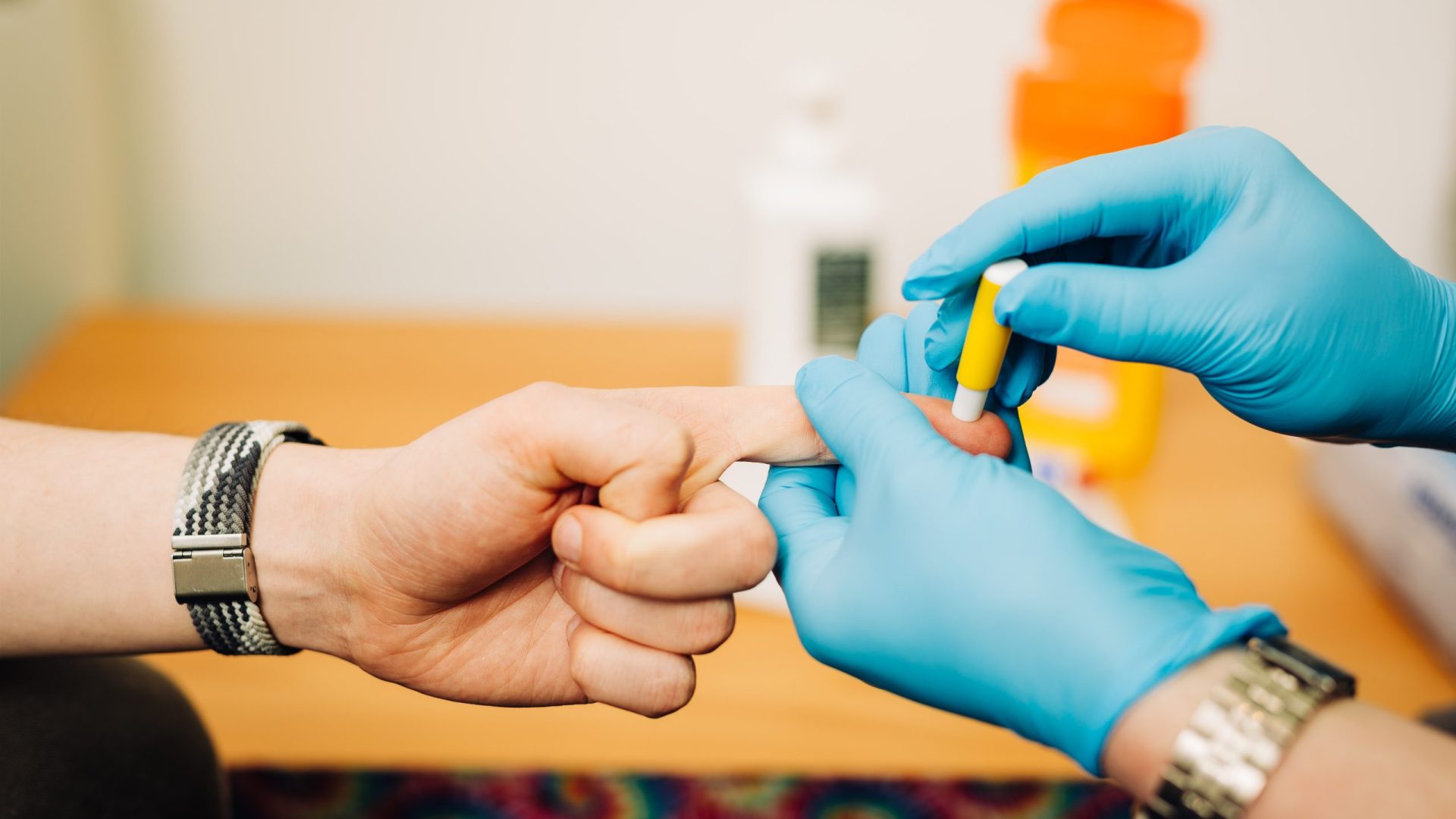Finger-prick tests provide test results within minutes