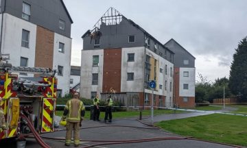 Baby among five rescued from Edinburgh home as fire tears through roof of flats
