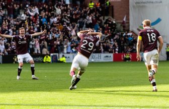 Sabah Kerjota’s stoppage-time strike snatches Hearts victory against Dundee