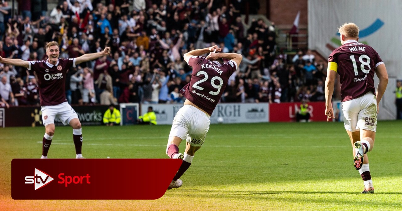 Sabah Kerjotas Treffer in der Nachspielzeit sichert Hearts den Sieg gegen ...