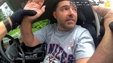 Police bodycam footage shows Rangers co-owner Jed York’s arrest