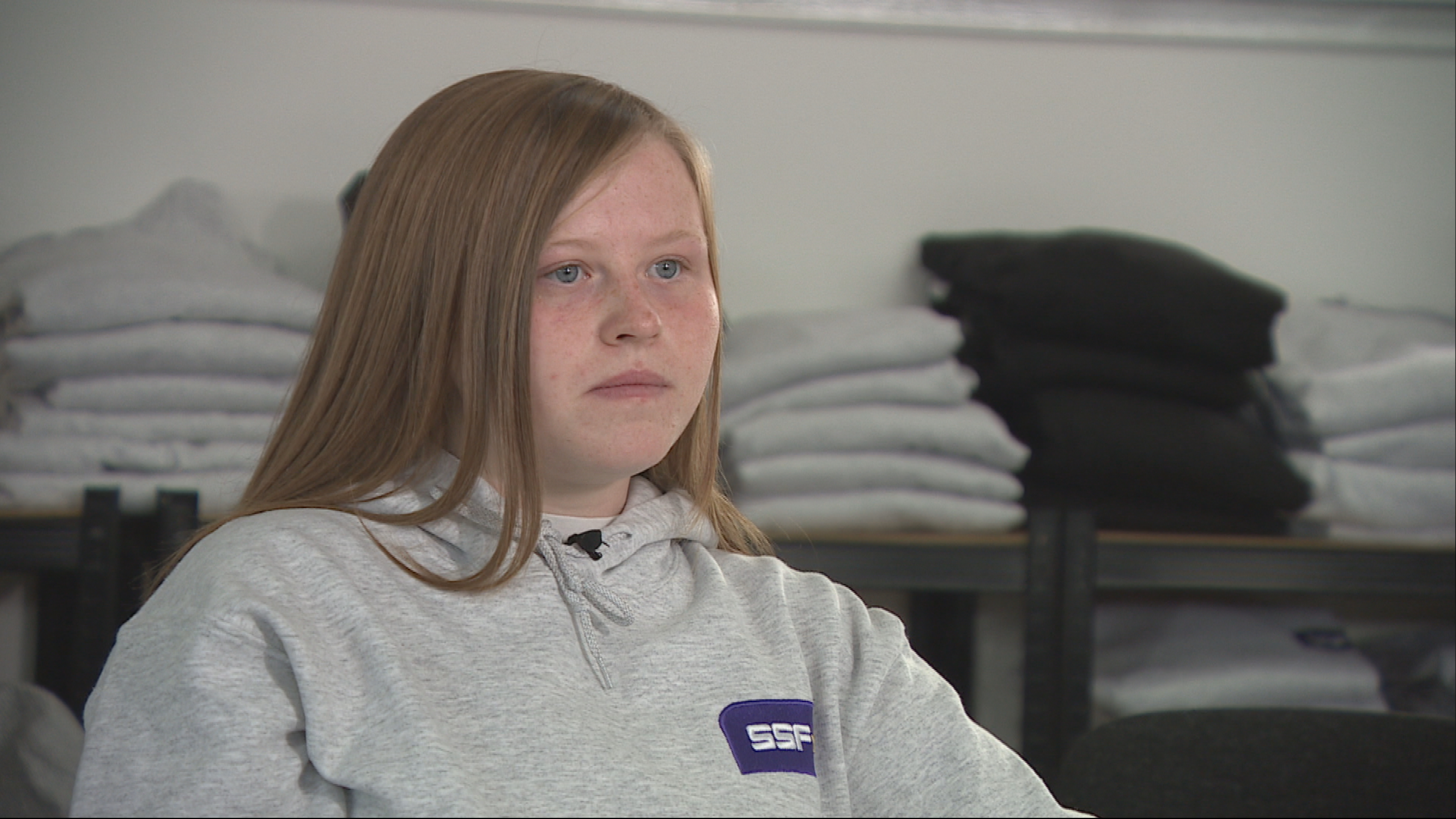 Billie now works with Scottish Sports Futures after being referred there after school