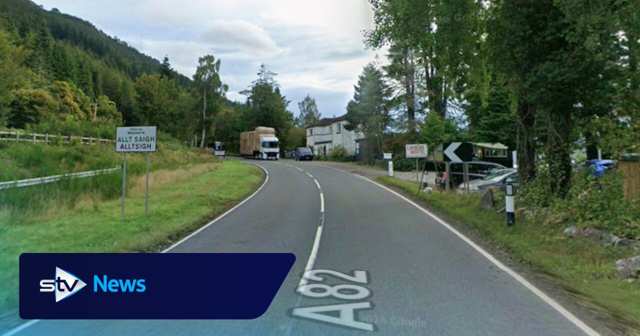 Uk Map Distances Road closed in both directions in Inverness after crash as drivers ...