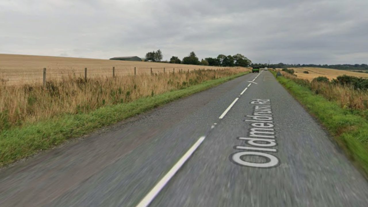 Three taken to hospital after two-car crash in Aberdeenshire