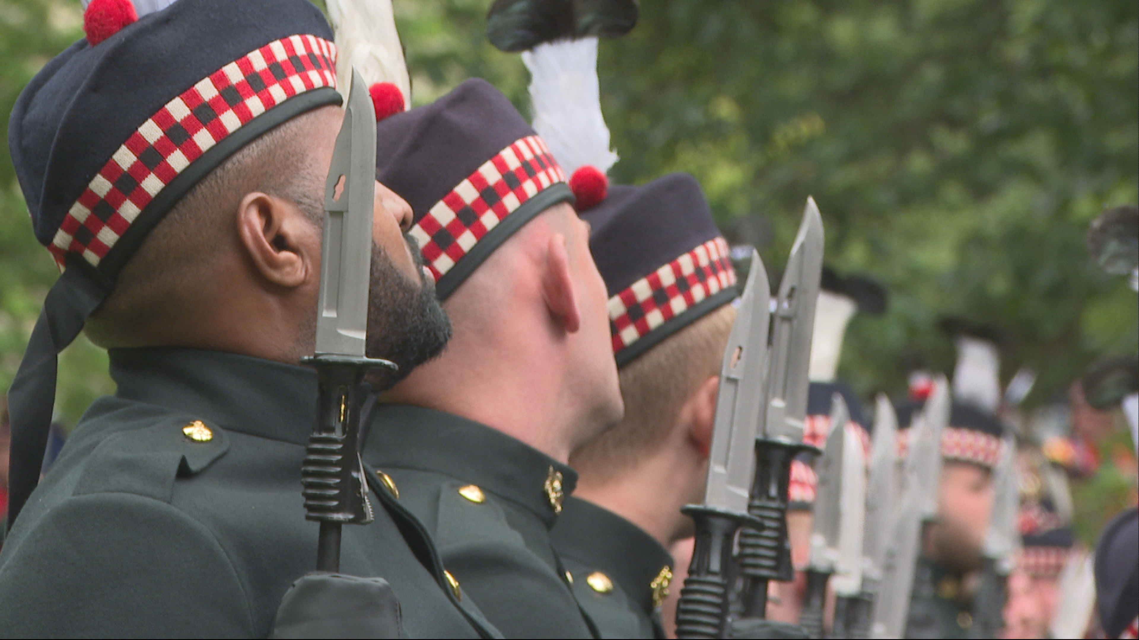 The parade before the King in Edinburgh in July 2026
