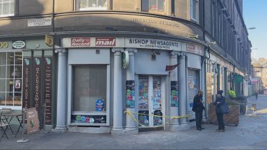 Child taken to hospital after ceiling collapses inside Leith shop