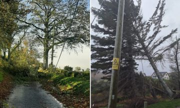 Schools closed and hundreds still without power after Storm Boelo