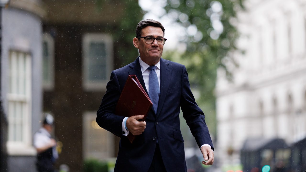 Burnham to offer to work with Swinney on shifting power to councils during Scotland visit