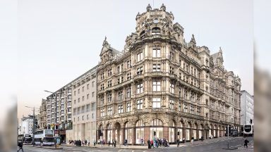 Edinburgh’s Jenners Building facade to be revealed for first time in more than two years