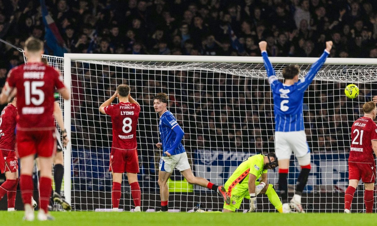 Ryan Naderi strikes late to send Rangers into Premier Sports Cup final