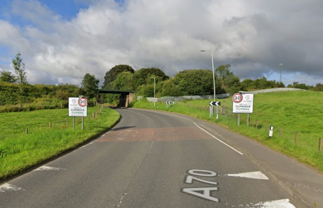 Woman, 65, airlifted to hospital after being struck by Range Rover near Cumnock