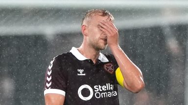 Hearts beaten by Trabzonspor as injury woes deepen