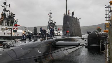 Royal Navy’s newest ‘hunter-killer’ submarine arrives at homeport on River Clyde