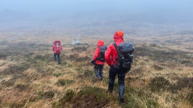 Galloway Mountain Rescue Team battle Storm Boelo in ‘gruelling’ call-out to injured runner