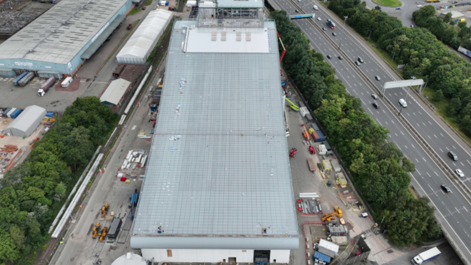 The sloping roof will have caught the attention of many drivers passing the site.