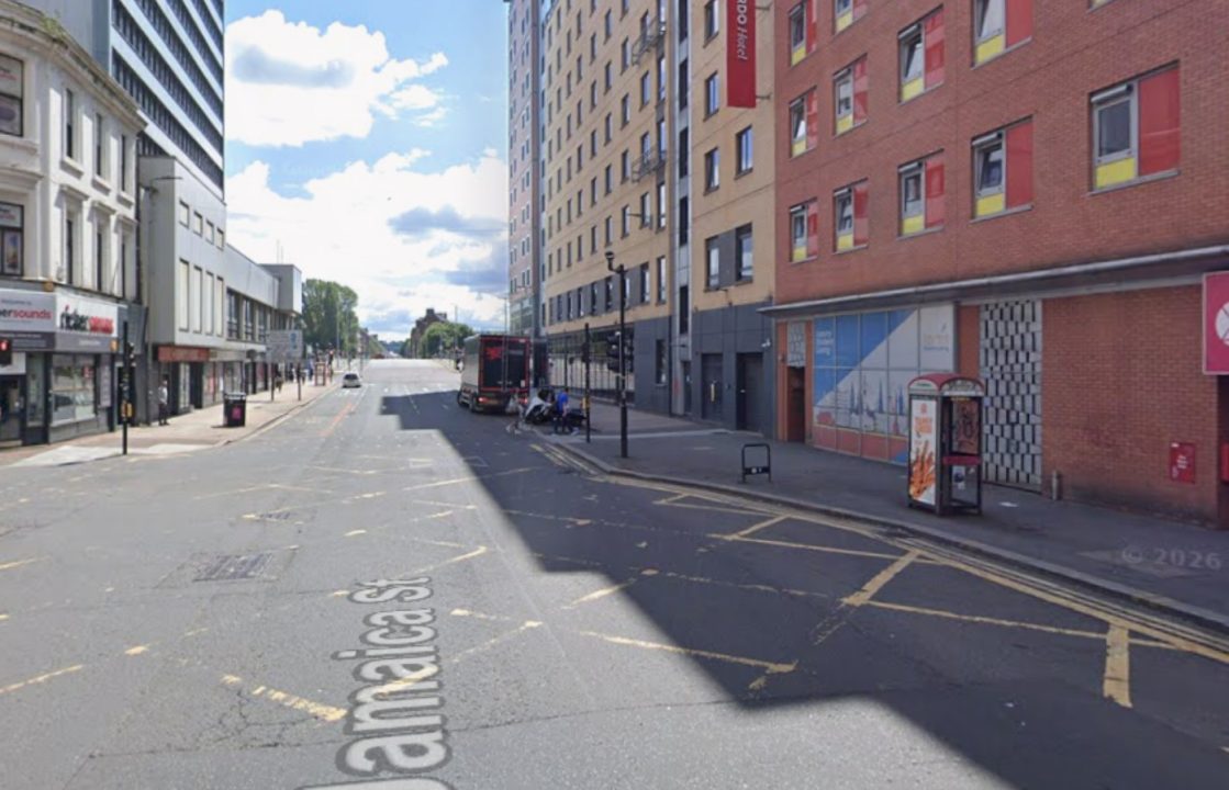 Glasgow city centre road closed in both directions after ‘accident’