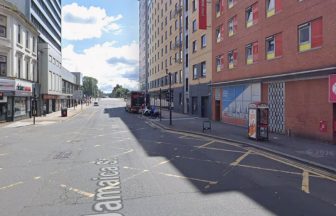 Glasgow city centre road closed in both directions after ‘accident’