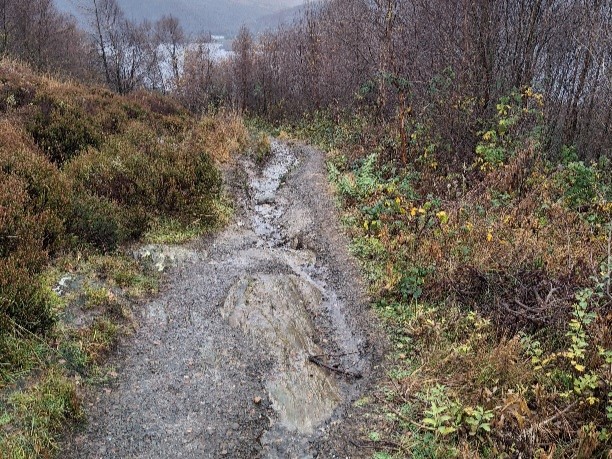 The Ben Lomond path will be repaired over the coming days.