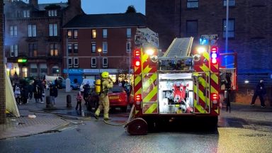 Person injured following fire at shopping centre in Glasgow