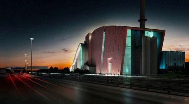 What is the giant spaceship structure being built next to the M8? 