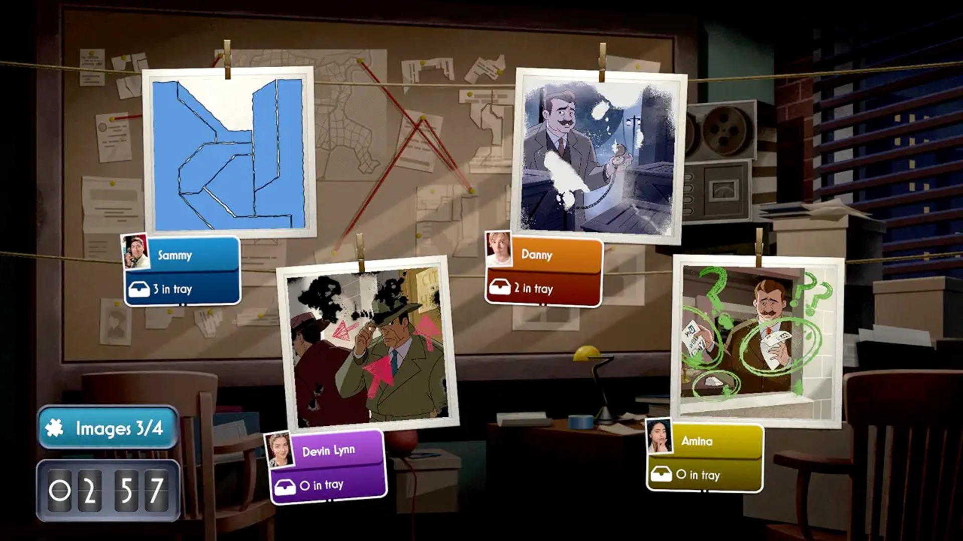 The game can be for up to four players using their phones as controllers.