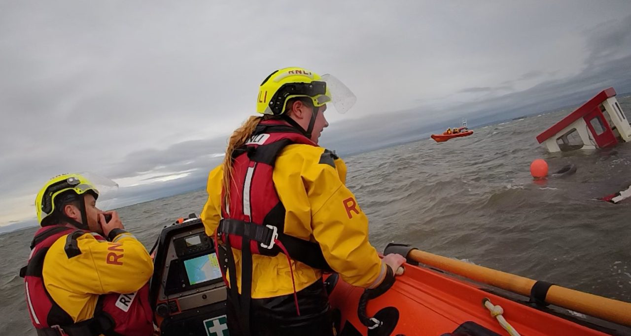 Rescue mission launched after reports of ‘person in water’ from sinking boat