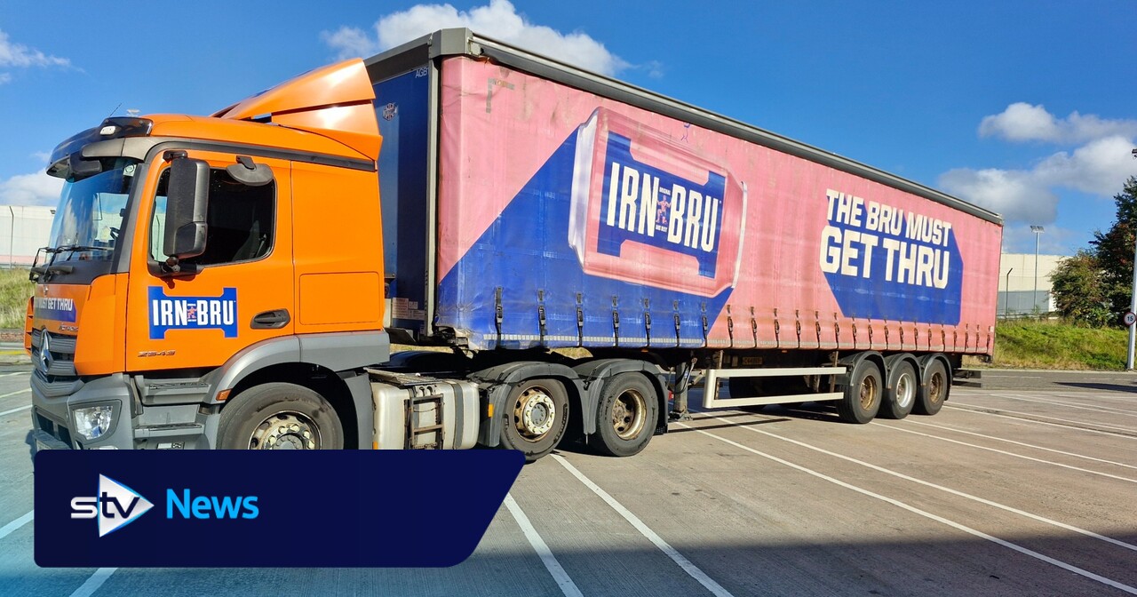 Irn Bru lorry containing 41,000 bottles of fizzy drinks stolen from ...