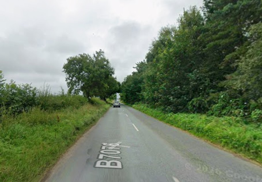 Motorcyclist in critical condition after crash with van on B7076 near Gretna