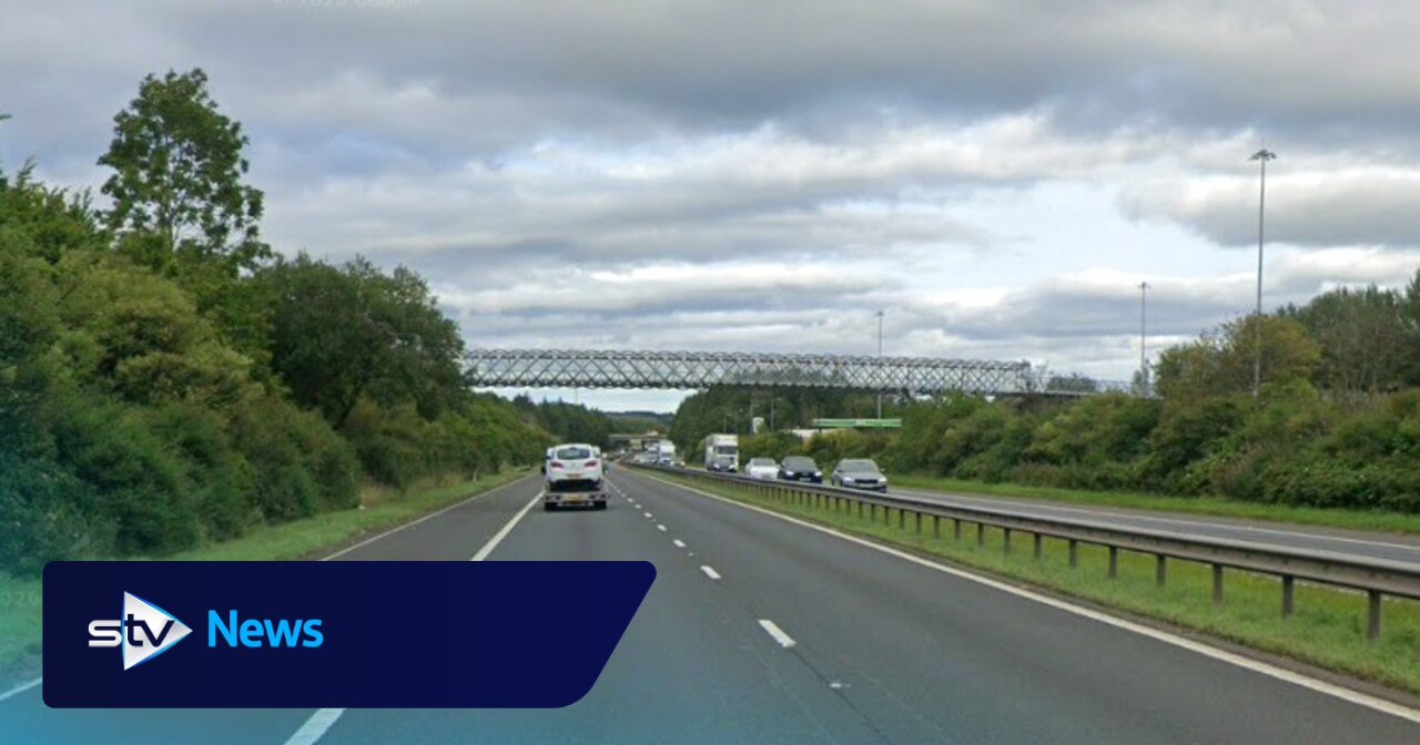Drivers warned of drifting smoke as vehicle fire closes stretch of M8