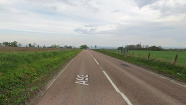 Pedestrian dies after being struck by car in late-night collision on A92