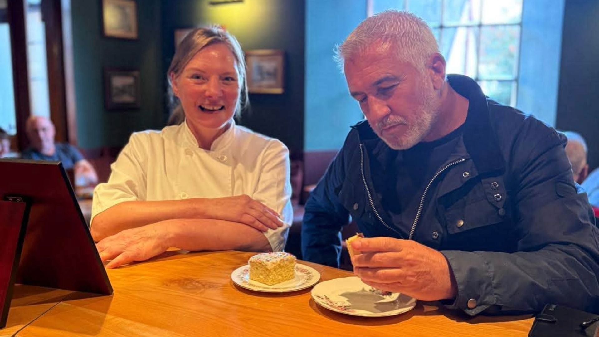 Paul Hollywood said the ratios on Caroline's millionaire shortbread was perfect.