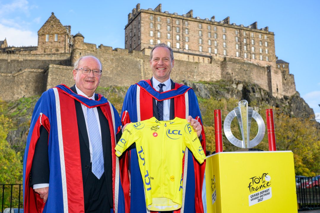 Tour de France bosses honoured for role in bringing Grand Depart to Edinburgh