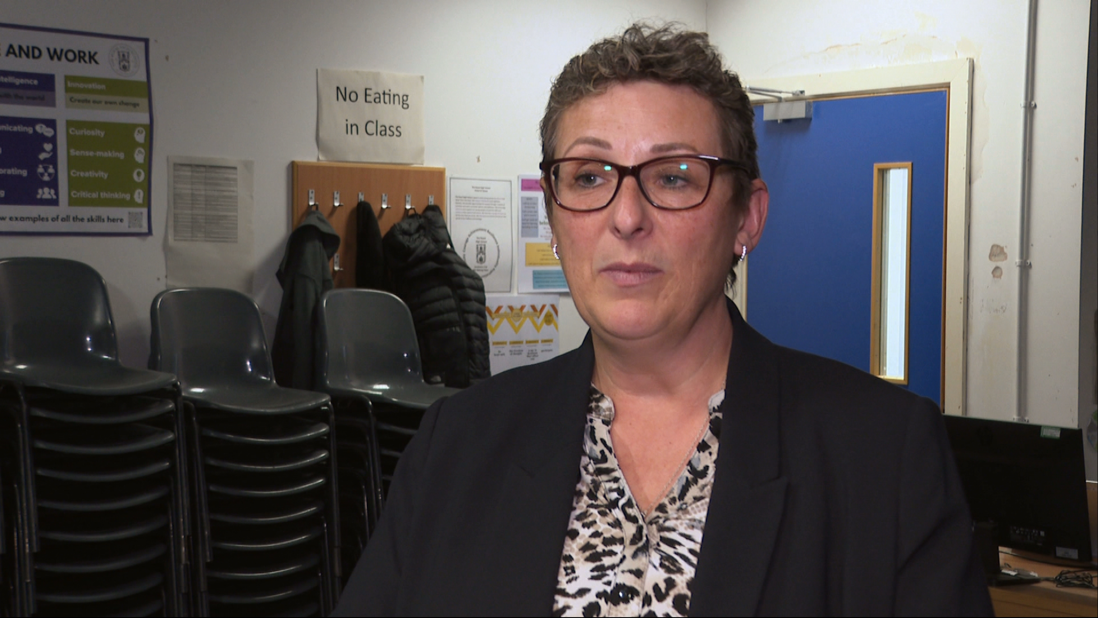 Head teacher Pauline Walker
