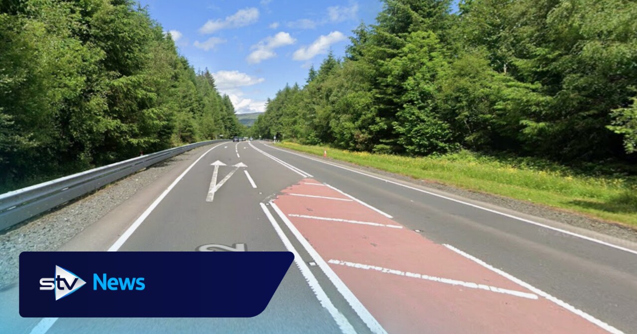 One person taken to hospital following crash near Loch Lomond