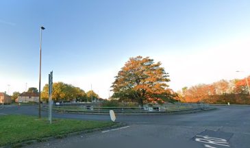 Cyclist hit by car near busy roundabout in Edinburgh as police appeal for witnesses