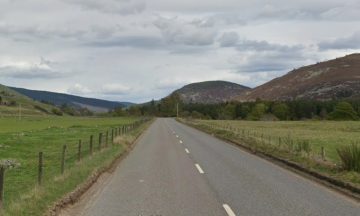 A93 closed after two-vehicle crash near Balmoral Castle