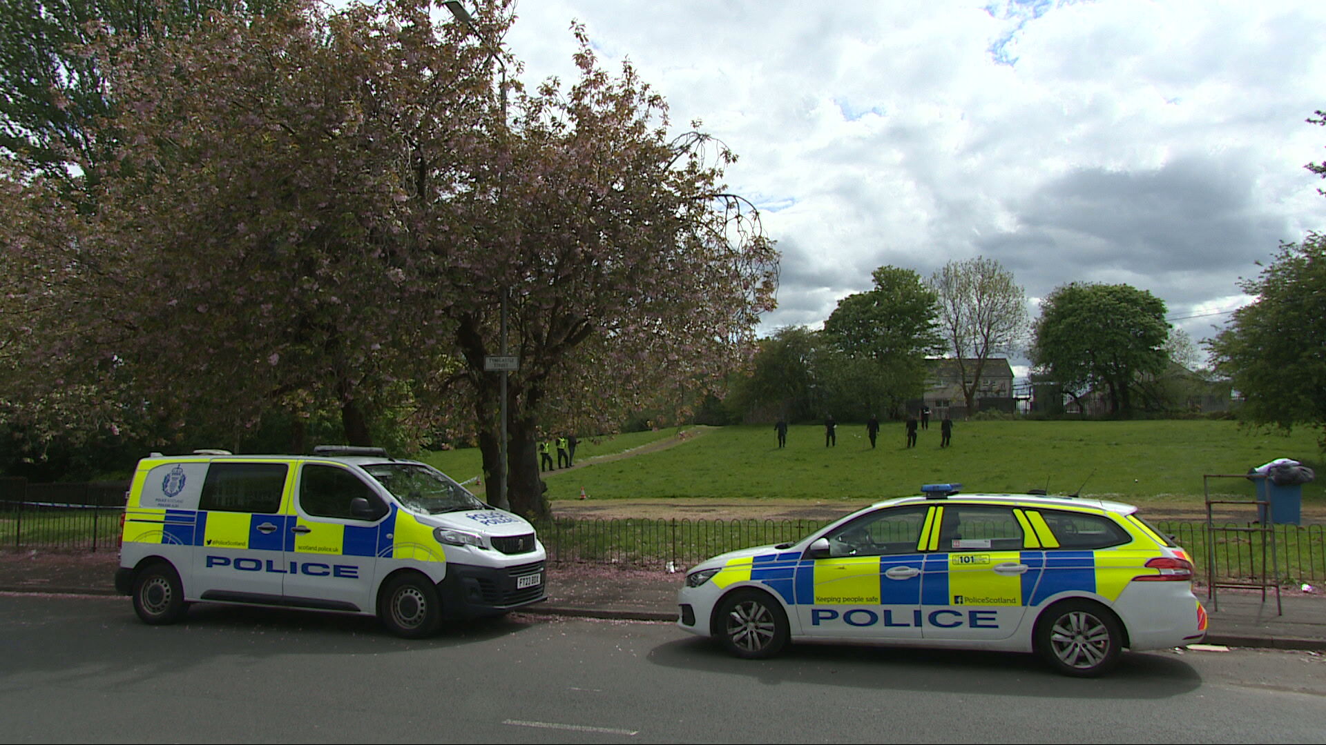 Guns found on Tynecastle Street, Glasgow