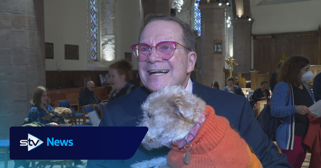 Pets take part in annual animal blessing at Greyfriars Kirk