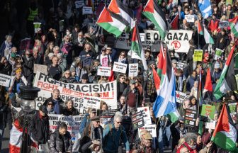 Thousands take part in pro-Palestine march through Edinburgh